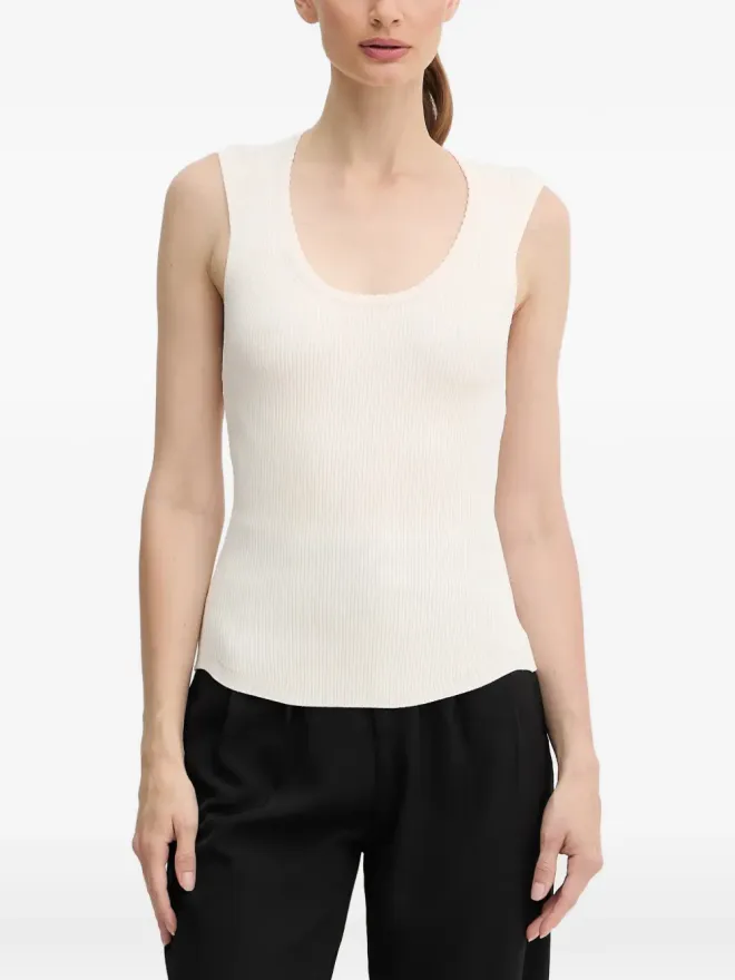 TWINSET TWINSET ノースリーブリブニットタンクトップの商品画像