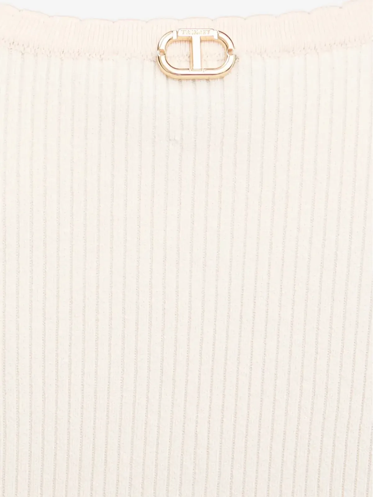 TWINSET ノースリーブリブニットタンクトップ - 画像5