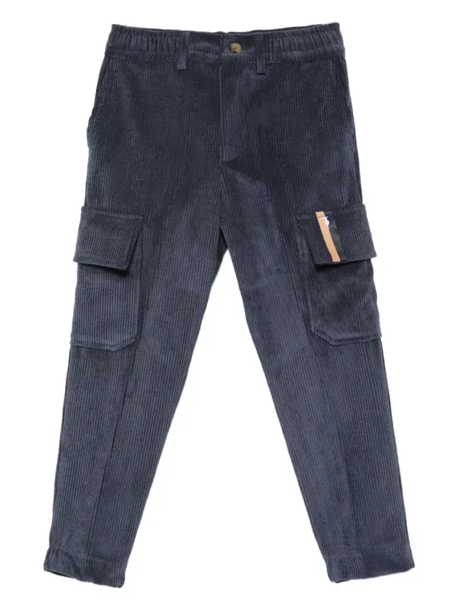 TRUSSARDI JUNIOR TRUSSARDI JUNIOR コーデュロイカーゴパンツの商品画像