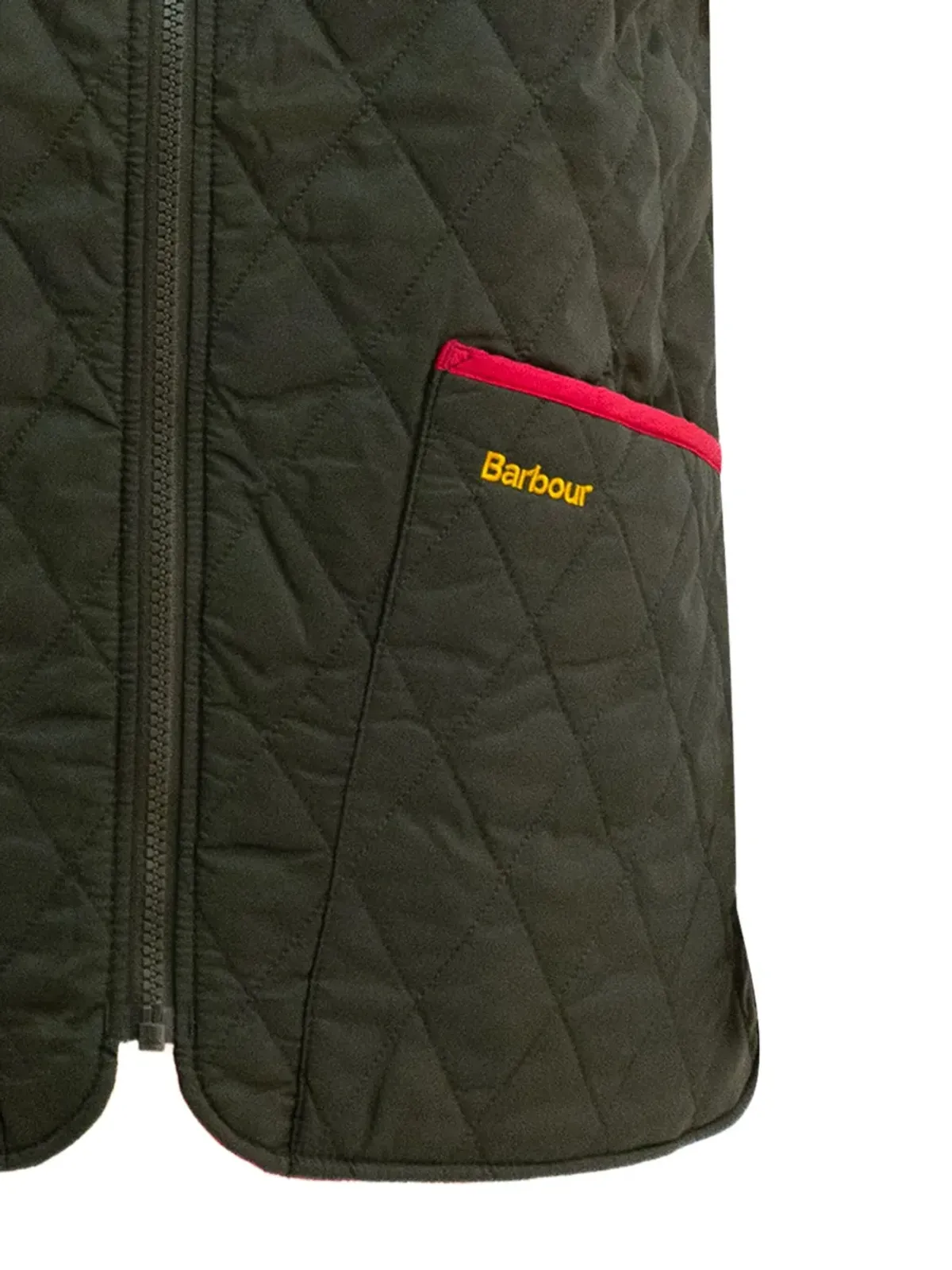 Barbour ダイヤモンドキルティングジレ - 画像2