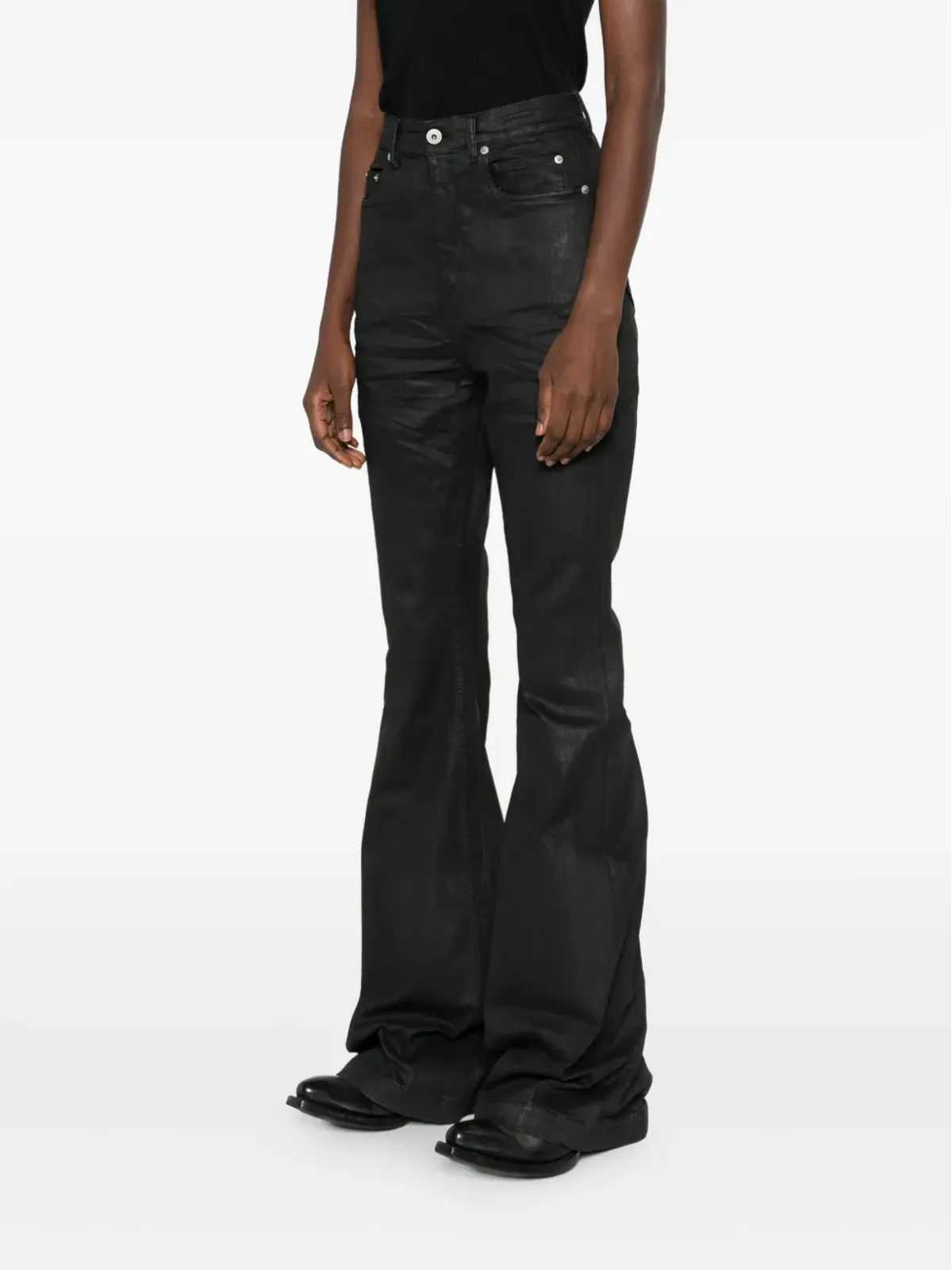 Rick Owens DRKSHDW ファイブポケットジーンズ - 画像3