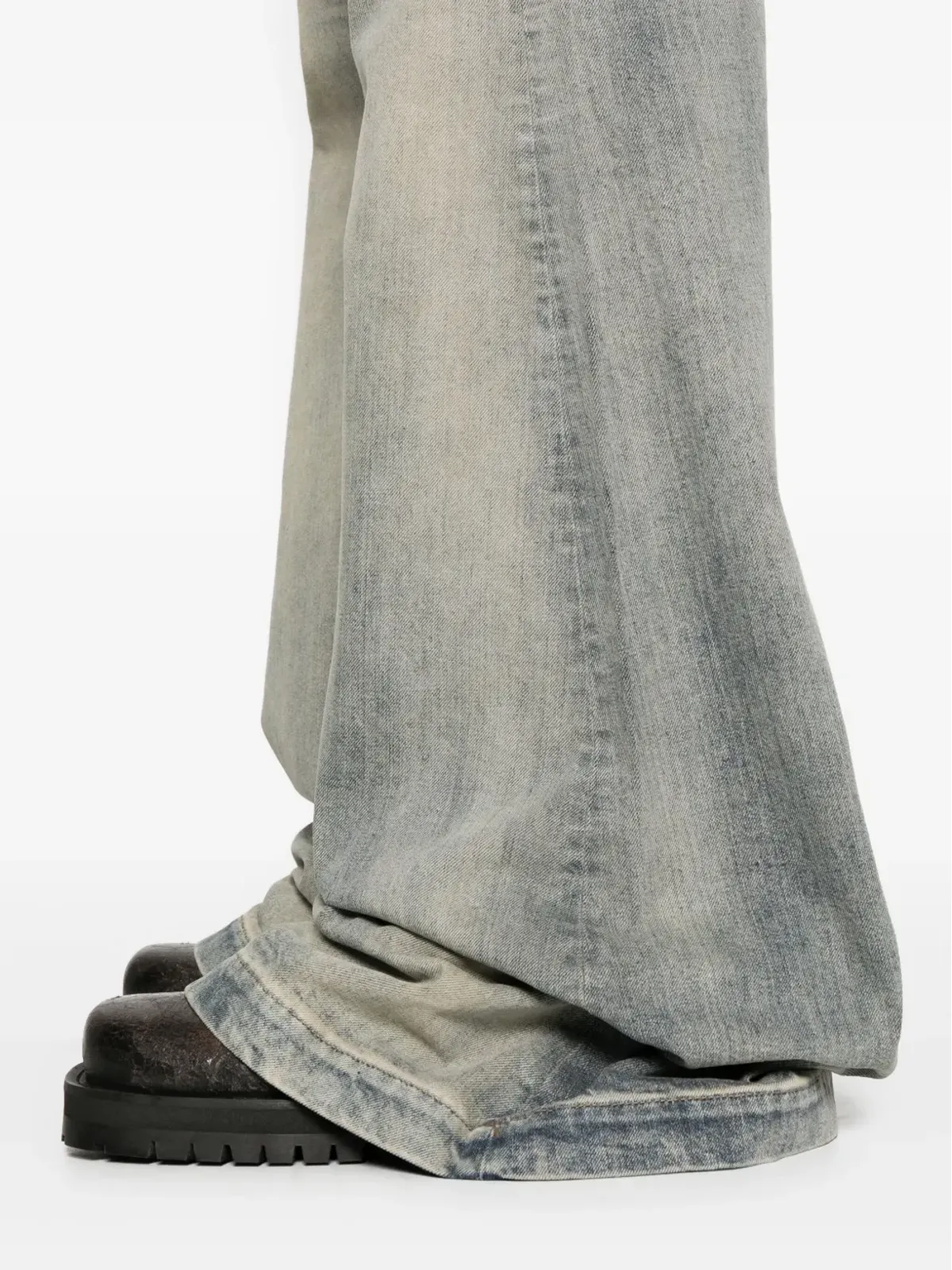 Rick Owens DRKSHDW ボラン ブートカット フェードエフェクト ジーンズ - 画像5