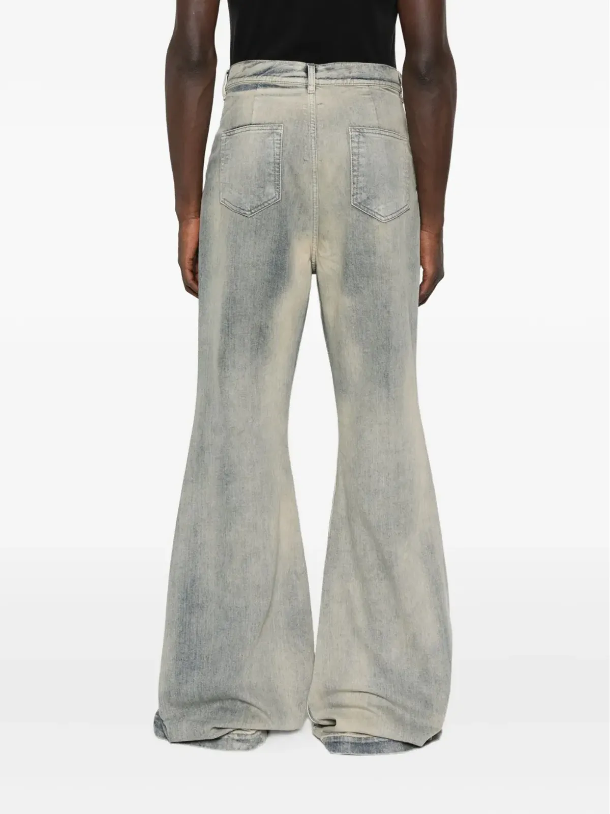 Rick Owens DRKSHDW ボラン ブートカット フェードエフェクト ジーンズ - 画像4