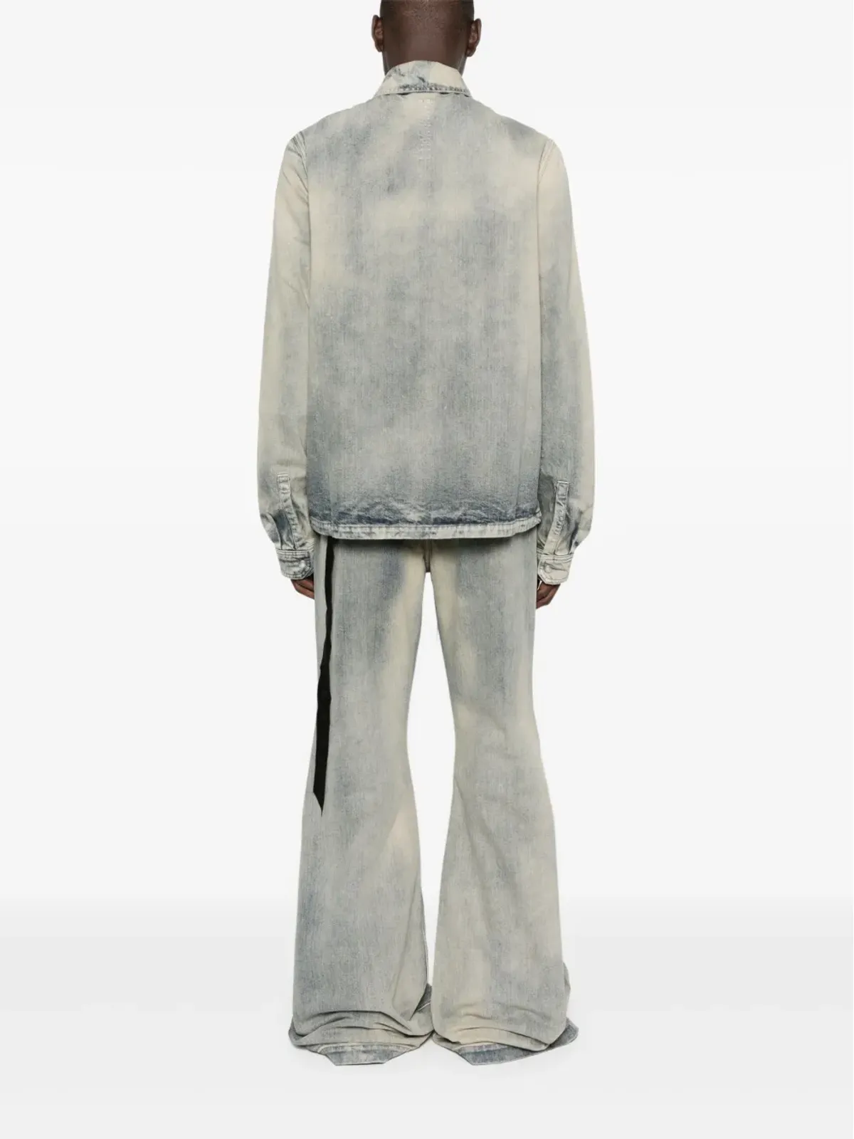 Rick Owens DRKSHDW ジップファスナー付きドローストリングジャケット - ブルー - 画像4