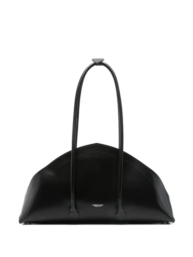 FEDERICO CINA FEDERICO CINA カーブドレザーショルダーバッグの商品画像
