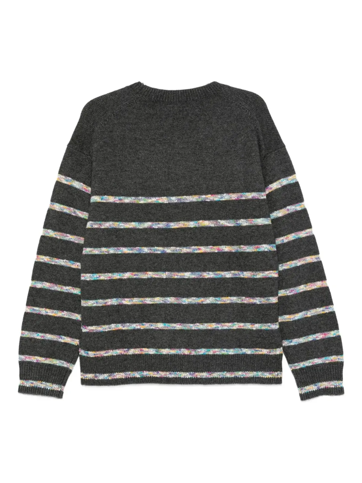 PS Paul Smith striped smiley-face sweater - Grey - 画像2
