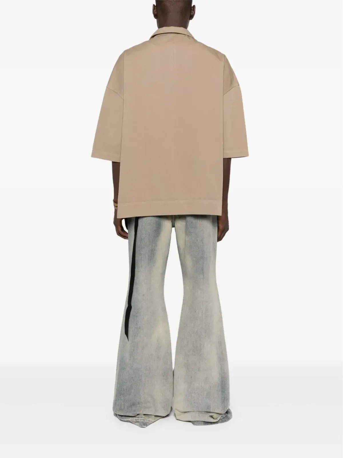 Rick Owens DRKSHDW ダブルポケット半袖シャツ - ニュートラル - 画像4
