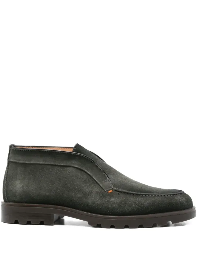 Santoni Santoni サントーニ スエードレザー スリップオンブーツの商品画像