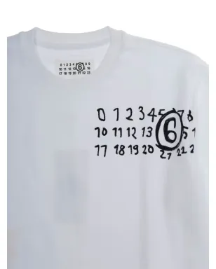 MM6 Maison Margiela Kids ナンバーズロゴ スウェットシャツ - サムネイル3