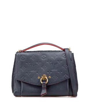 Louis Vuitton Pre-Owned 2018 Monogram Empreinte Blanche BBサッチェル - サムネイル1