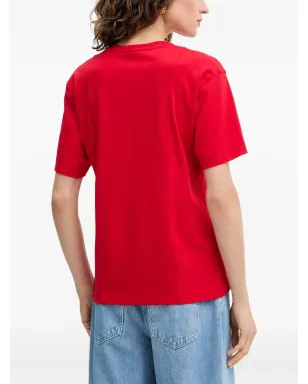 PINKO TORTINO ハート刺繍 Tシャツ - レッド - サムネイル3