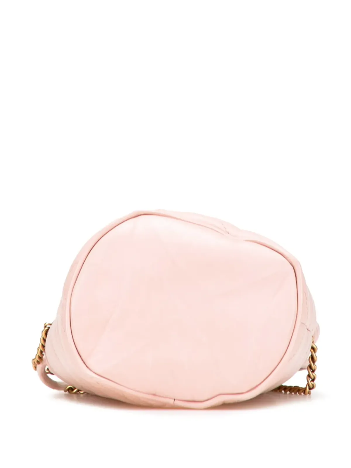 Gucci Pre-Owned GG Marmont Leather Matelasse バケットバッグ - ピンク - 画像4