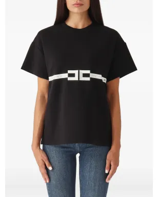 Elisabetta Franchi ロゴテープトップス - サムネイル1