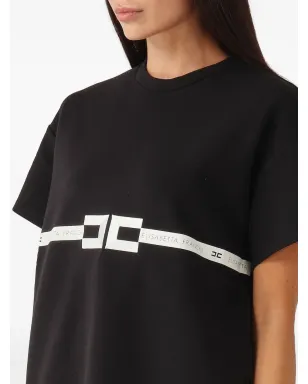 Elisabetta Franchi ロゴテープトップス - サムネイル5