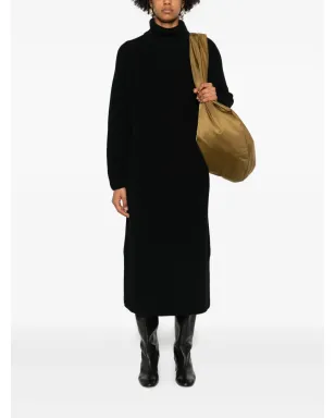 Marc O'Polo turtleneck ribbed-knit midi dress - Black - サムネイル2