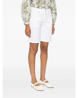 Marc O'Polo button-fastening shorts - White - サムネイル3