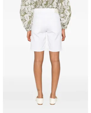 Marc O'Polo button-fastening shorts - White - サムネイル4