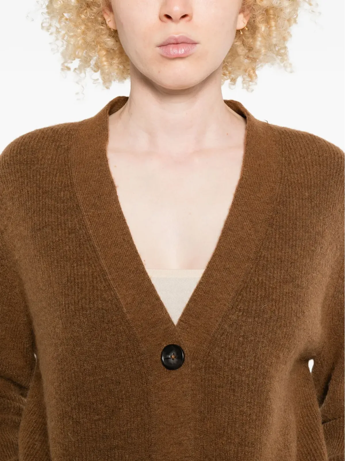 Marc O'Polo Vネックニットコート - 画像5