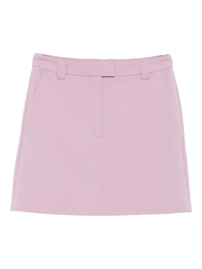 Marc O'Polo Marc O'Polo フラットフロント Aライン ミニスカート - パープルの商品画像