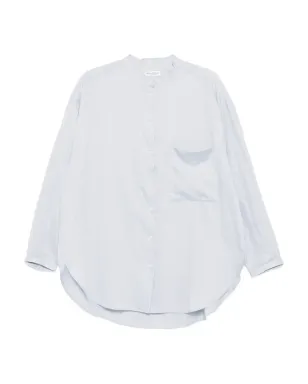 Marc O'Polo ロングスリーブ コットンシャツ ブルー - サムネイル1