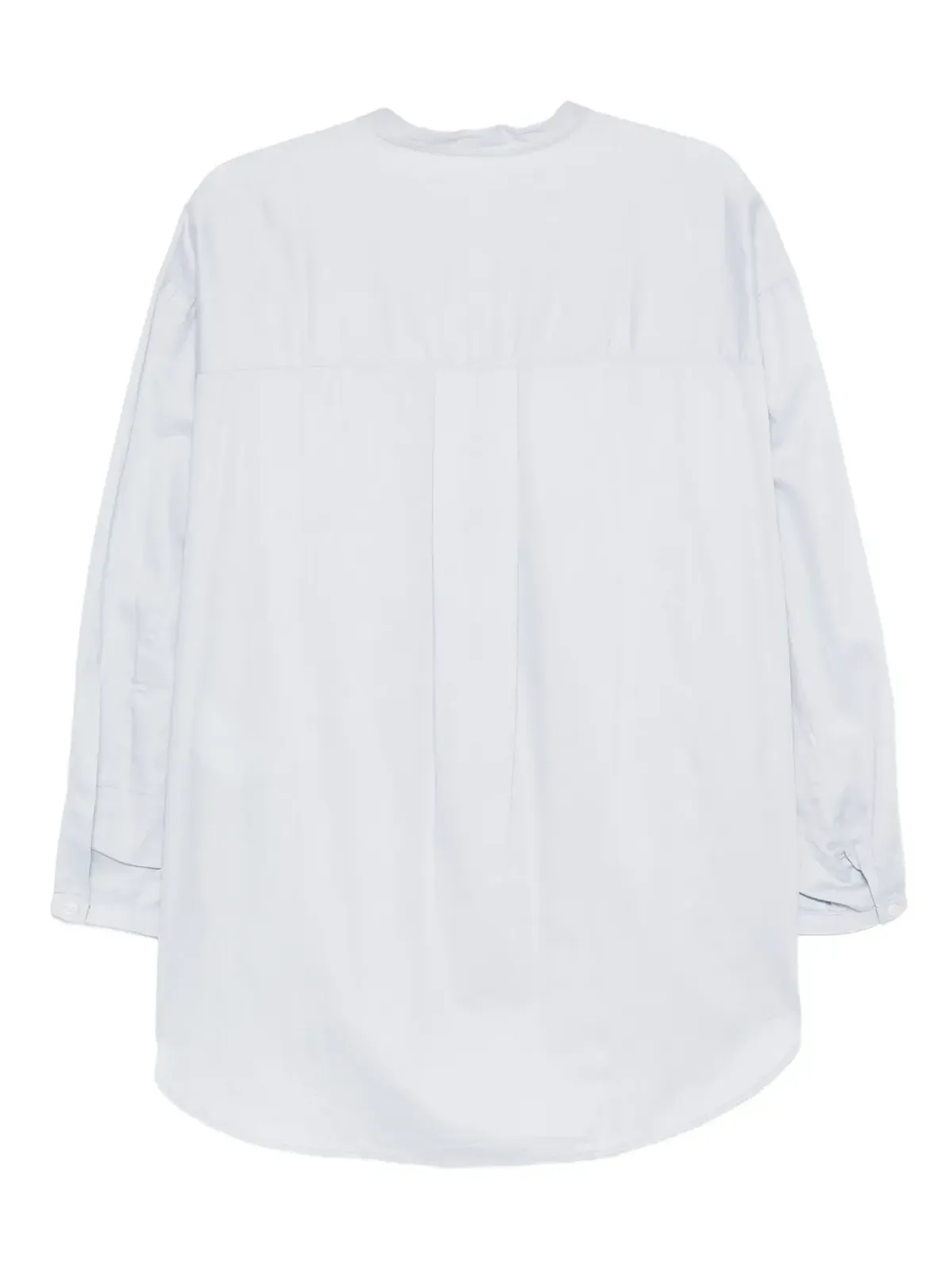 Marc O'Polo ロングスリーブ コットンシャツ ブルー - 画像2