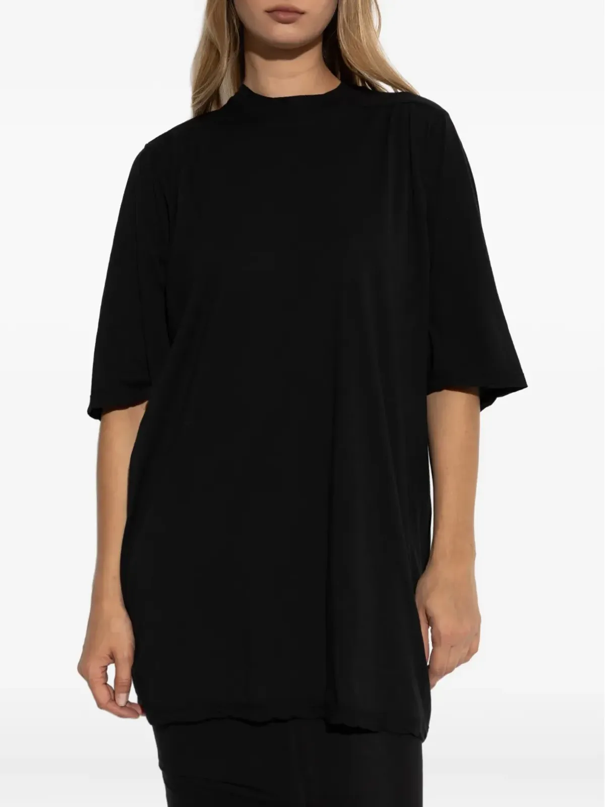 Rick Owens DRKSHDW ショートスリーブ ドレープヘムトップ - ブラック - 画像3