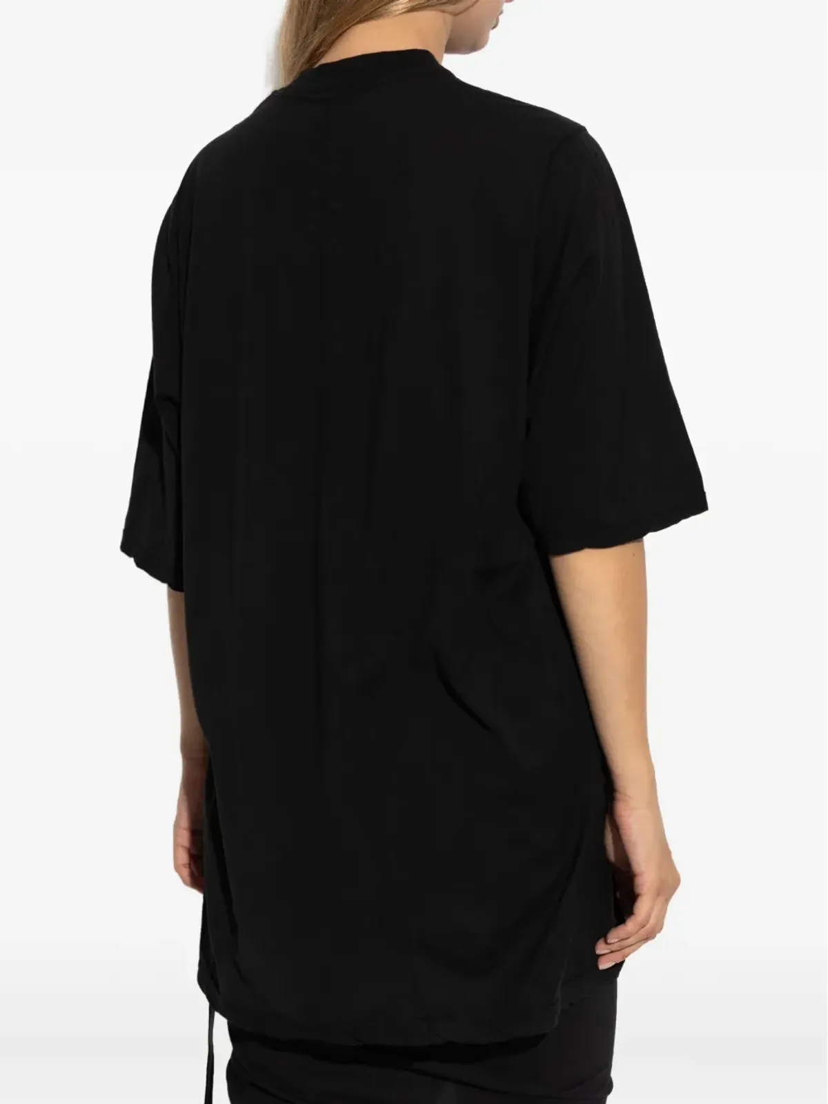 Rick Owens DRKSHDW ショートスリーブ ドレープヘムトップ - ブラック - 画像4