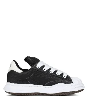Maison MIHARA YASUHIRO Blakey leather lace-up sneakers - Black - サムネイル1