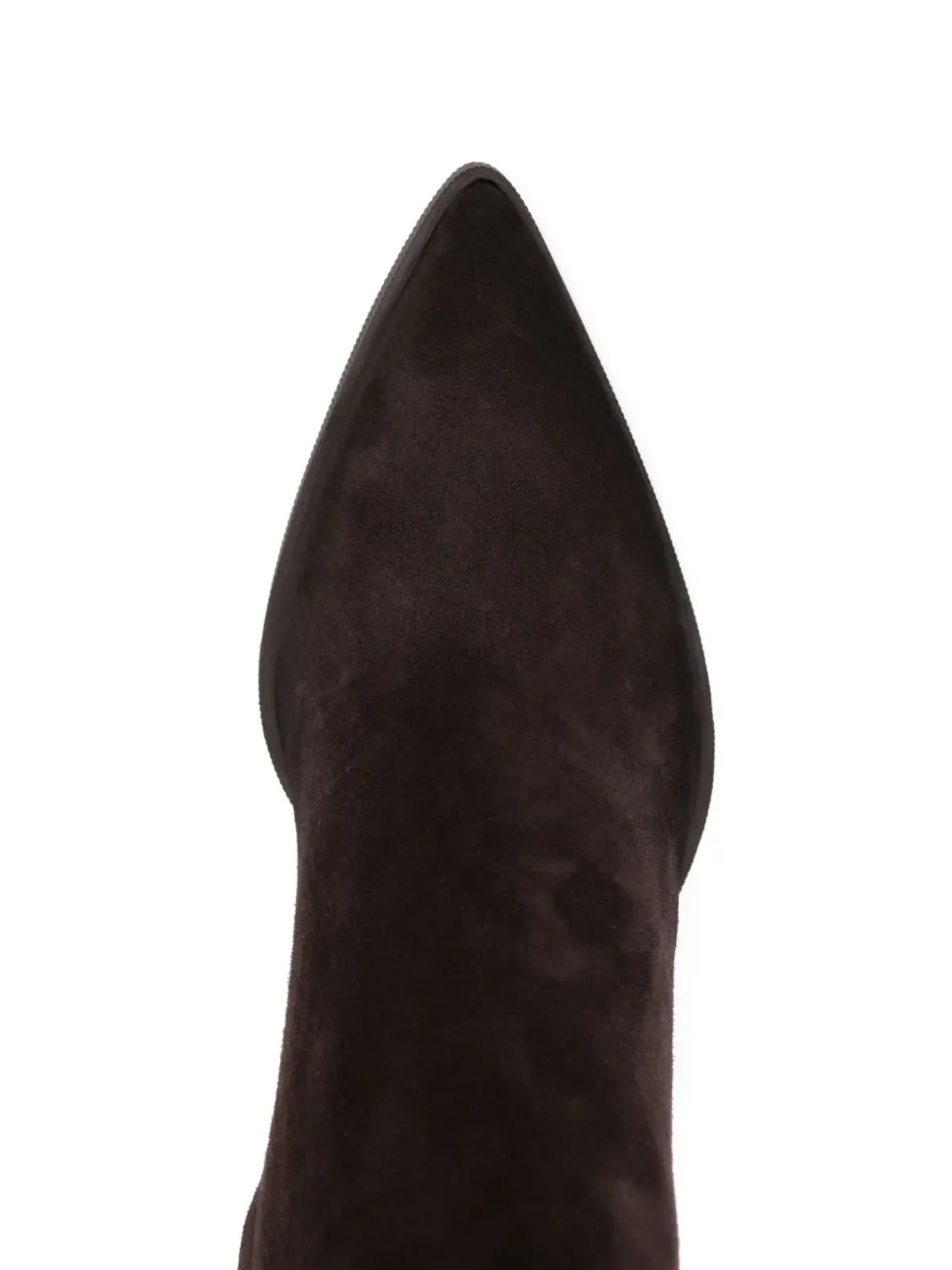 Santoni ポインテッドトゥ バックルディテール アンクルブーツ - ブラウン - 画像4