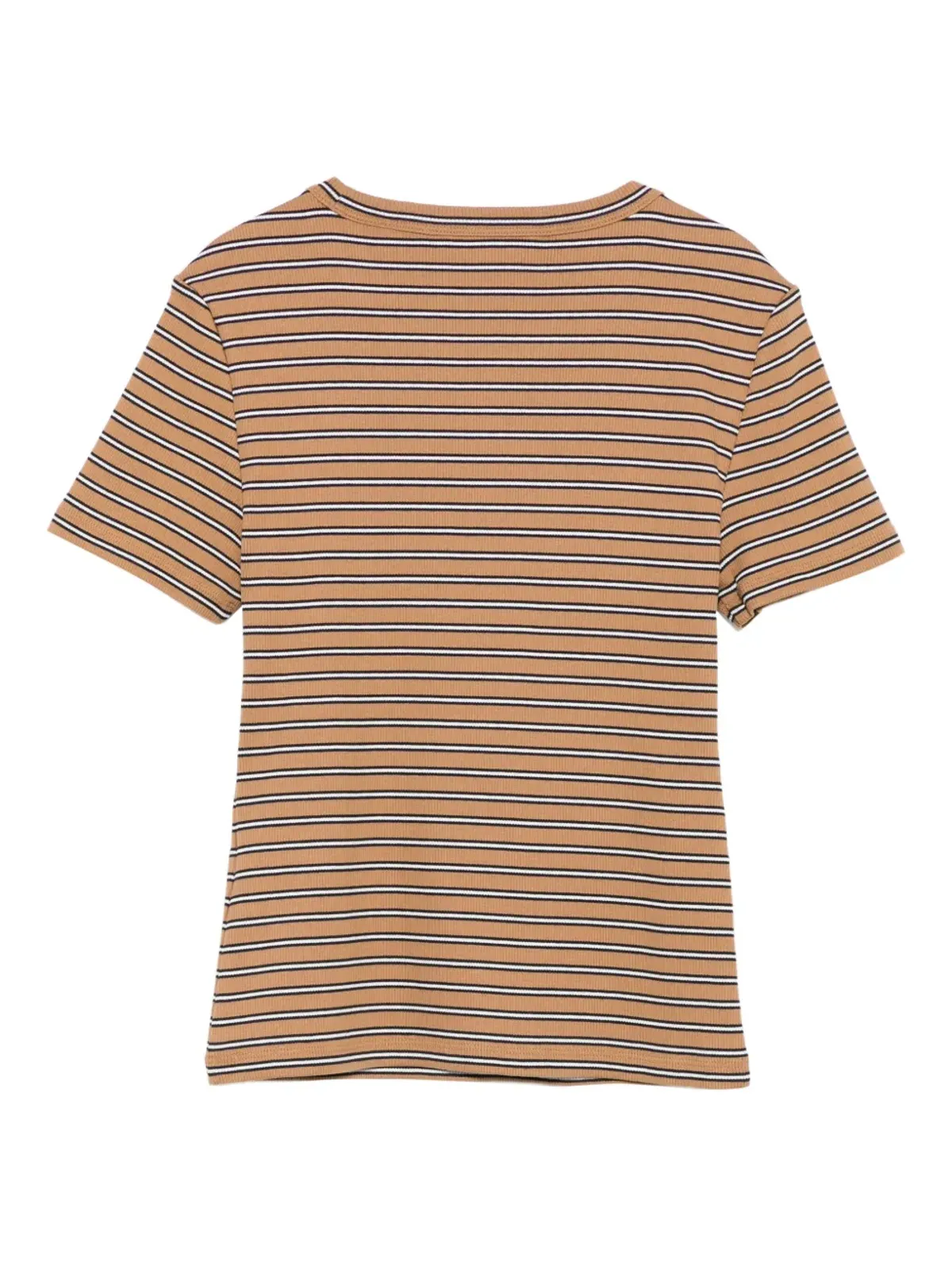Veronica Beard プリュイット ストライプリブTシャツ - 画像2