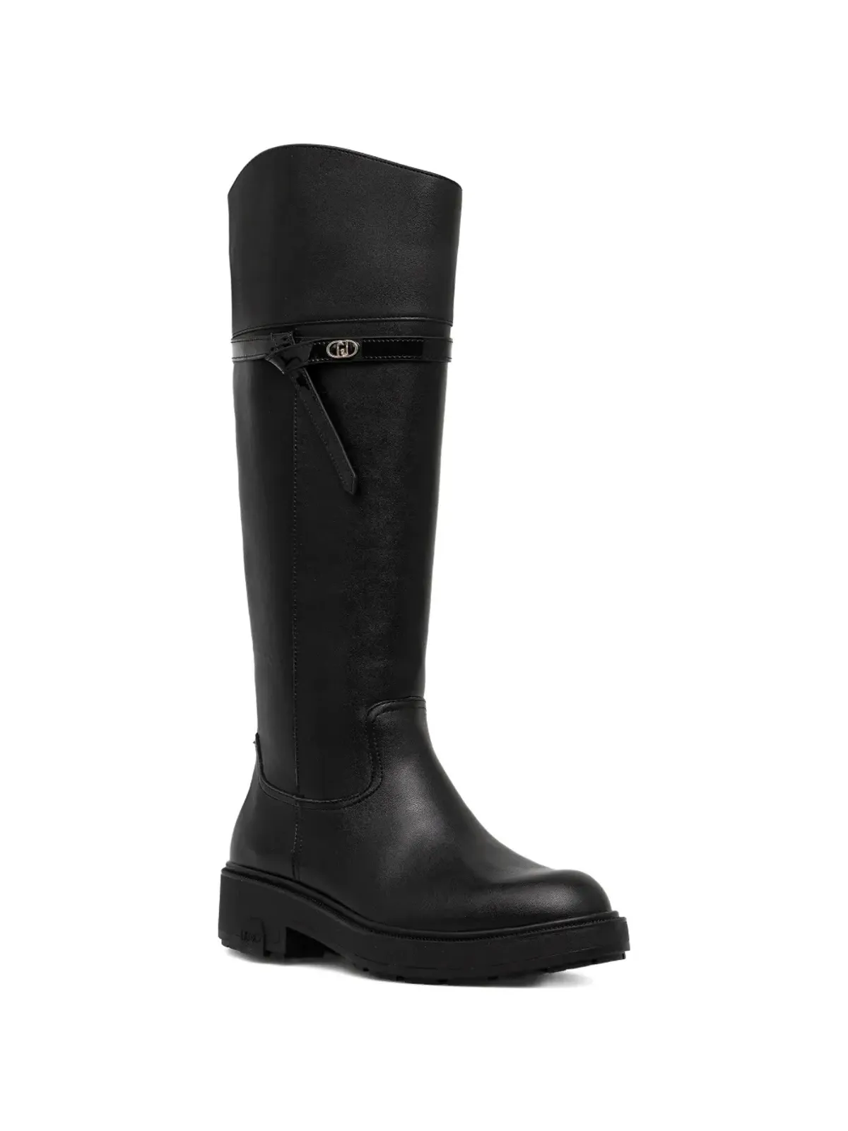 LIU JO strap knee-high boots - Black - 画像2