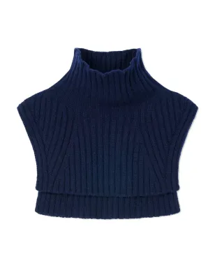 BOMPARD リブ編みハイネックカシミアビブ - サムネイル1
