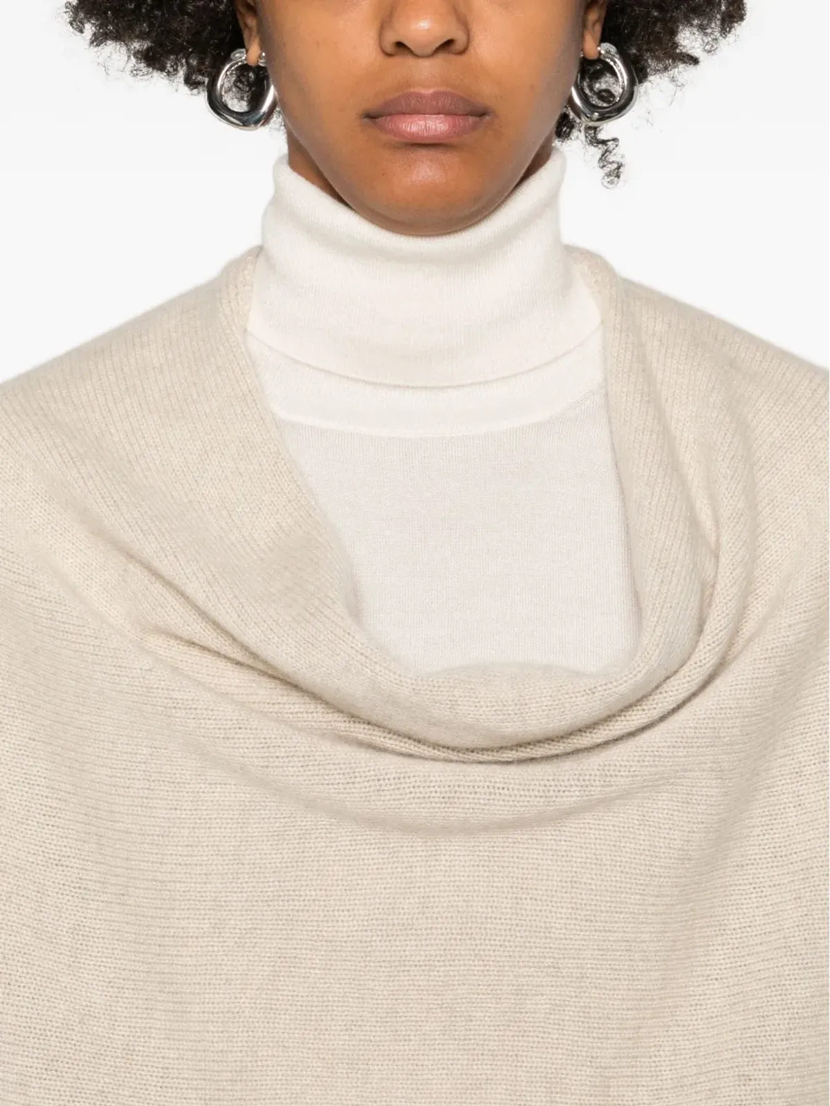 BOMPARD スクープネック ポンチョ - 画像5