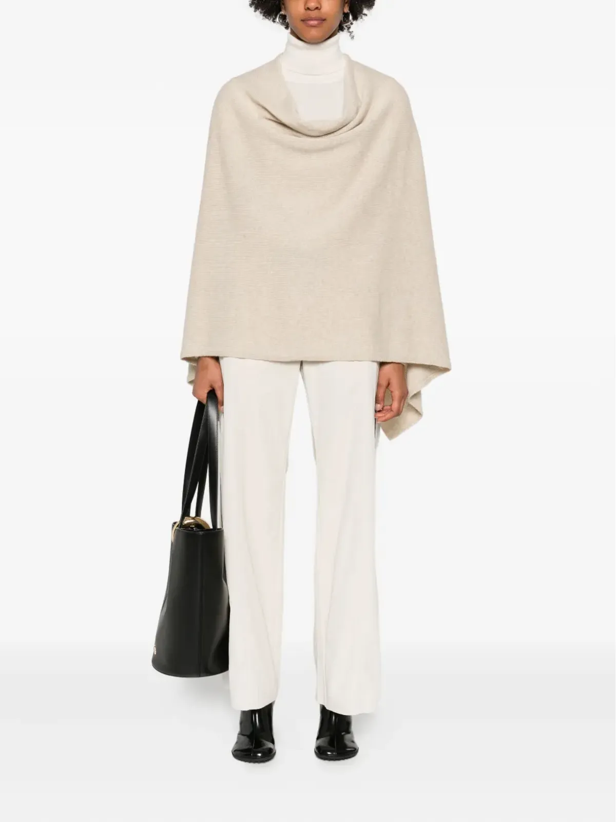 BOMPARD スクープネック ポンチョ - 画像2