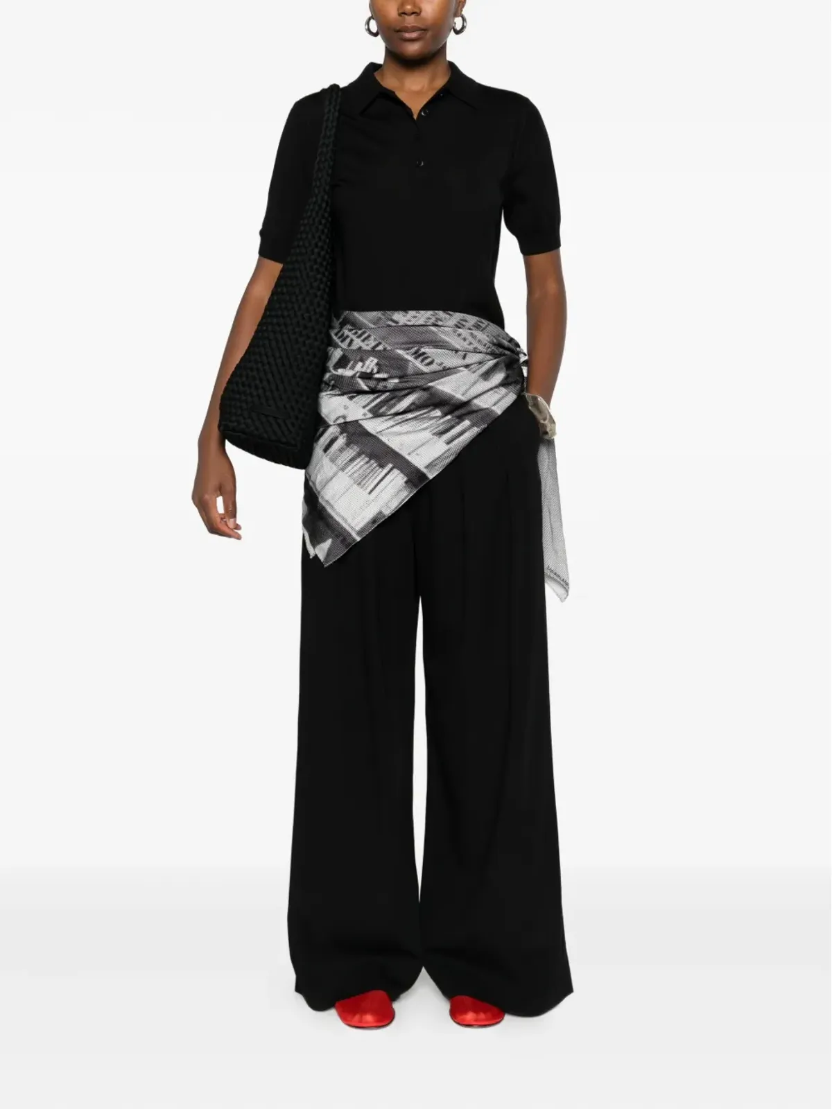 BOMPARD 襟付き半袖ポロトップ - 画像2