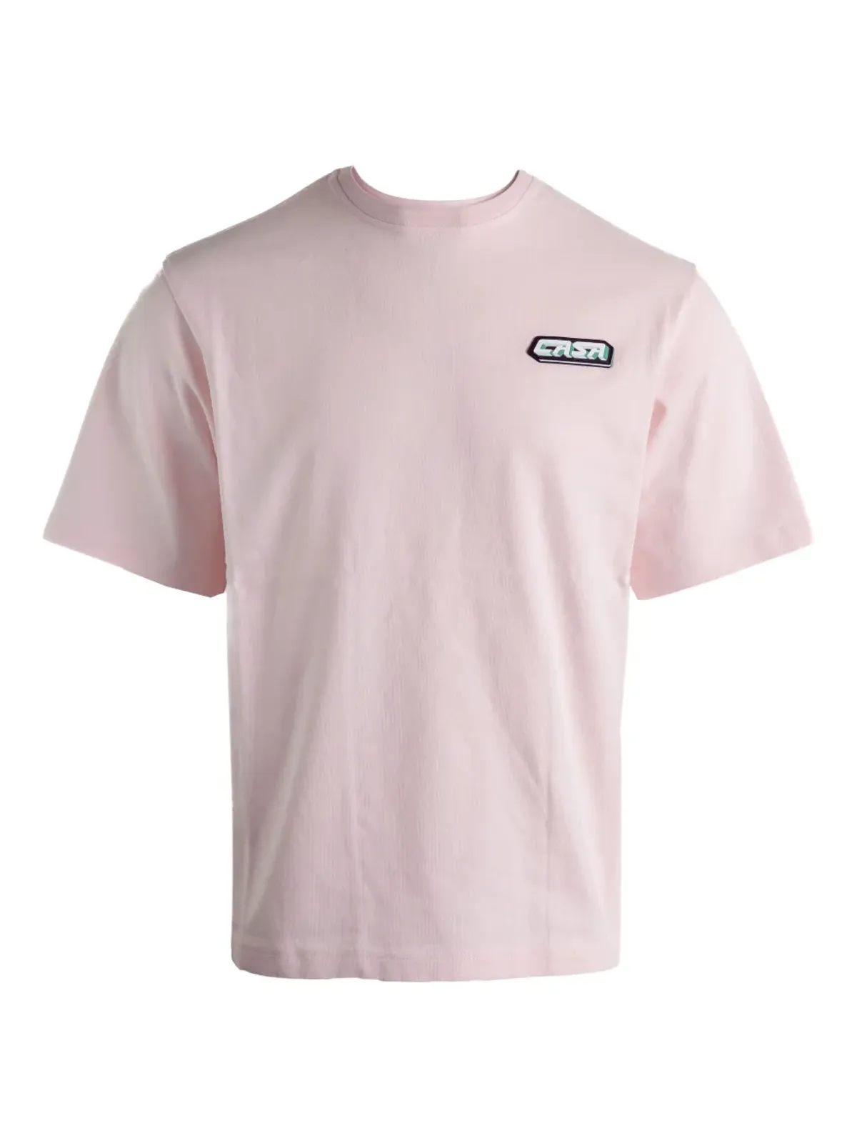 Casablanca ロゴパッチTシャツ - ピンク - 画像1