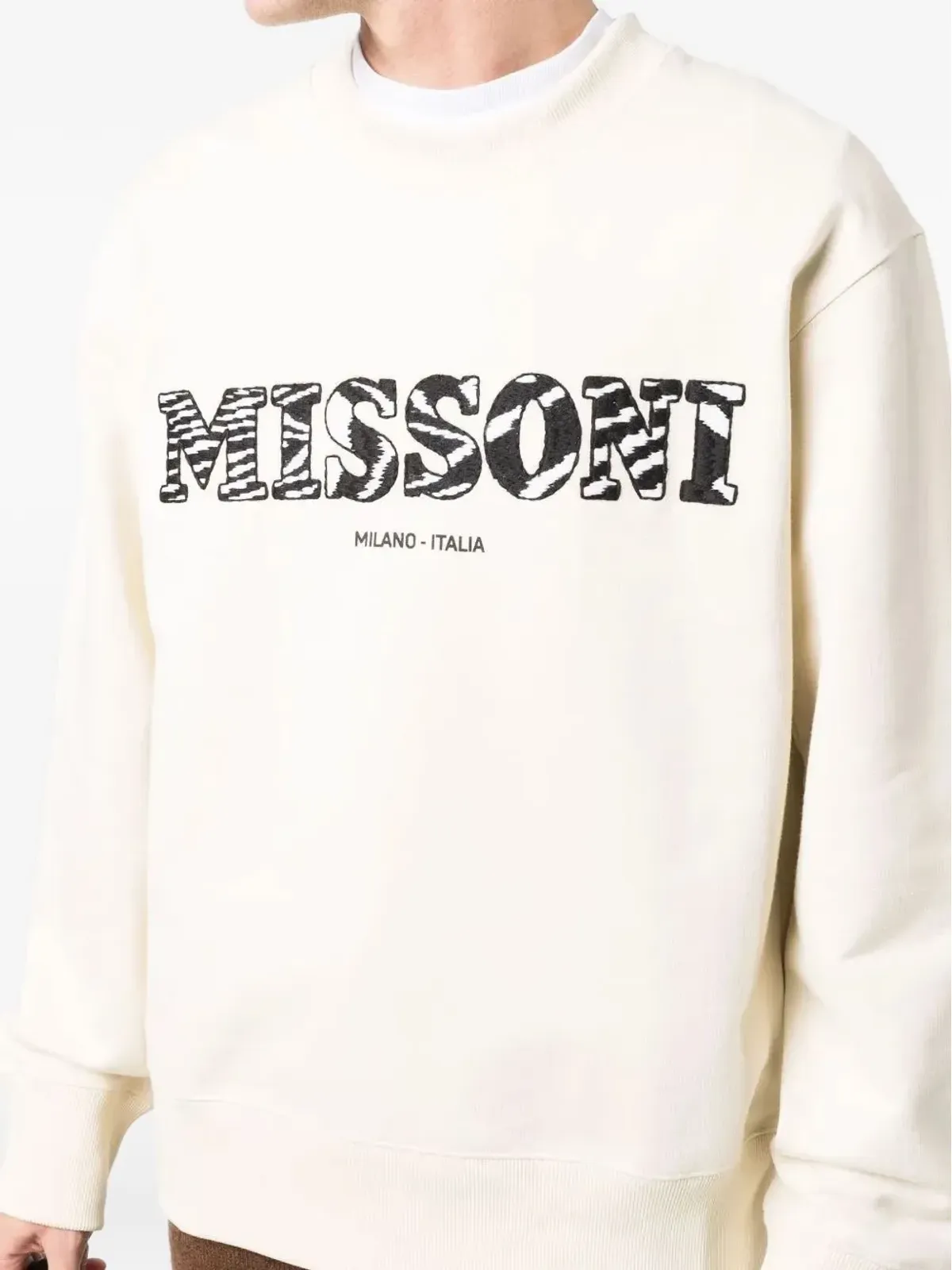 Missoni ロゴスウェットシャツ - Neutrals - 画像5