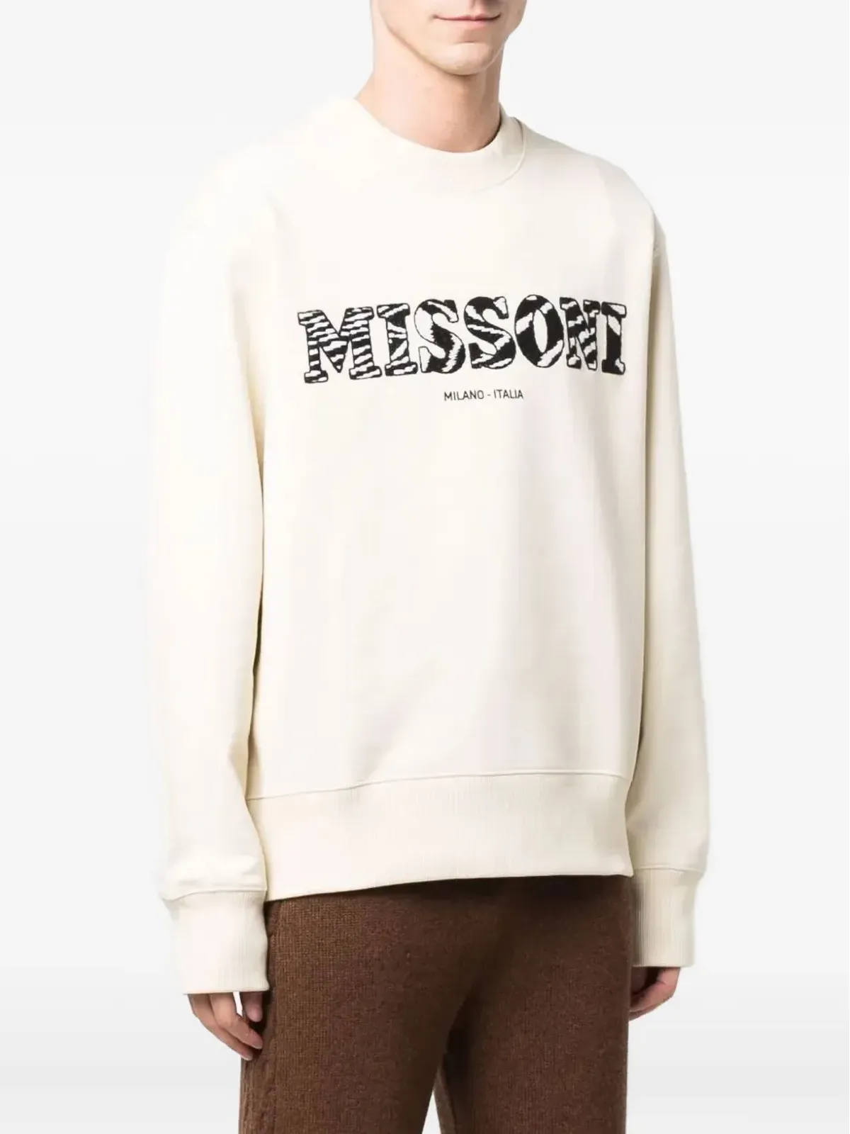 Missoni ロゴスウェットシャツ - Neutrals - 画像3