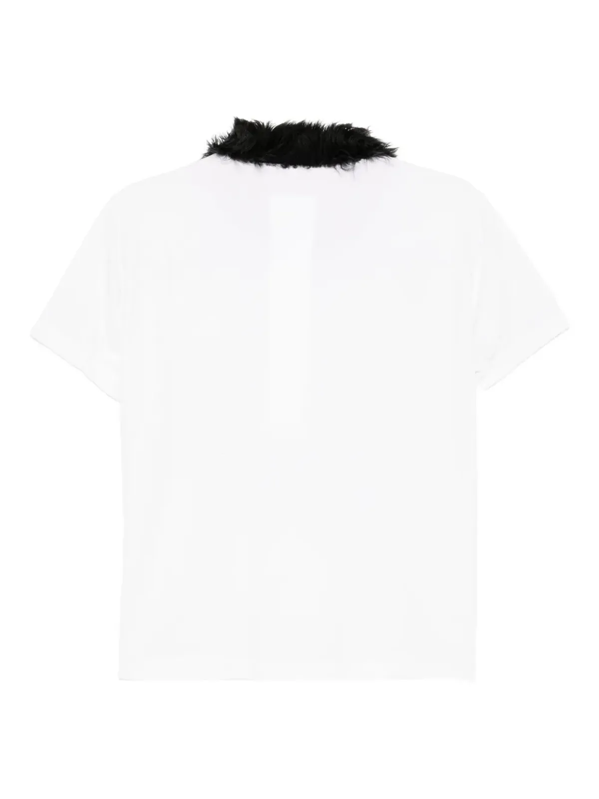 Doublet ファー付きカラーTシャツ - 画像2