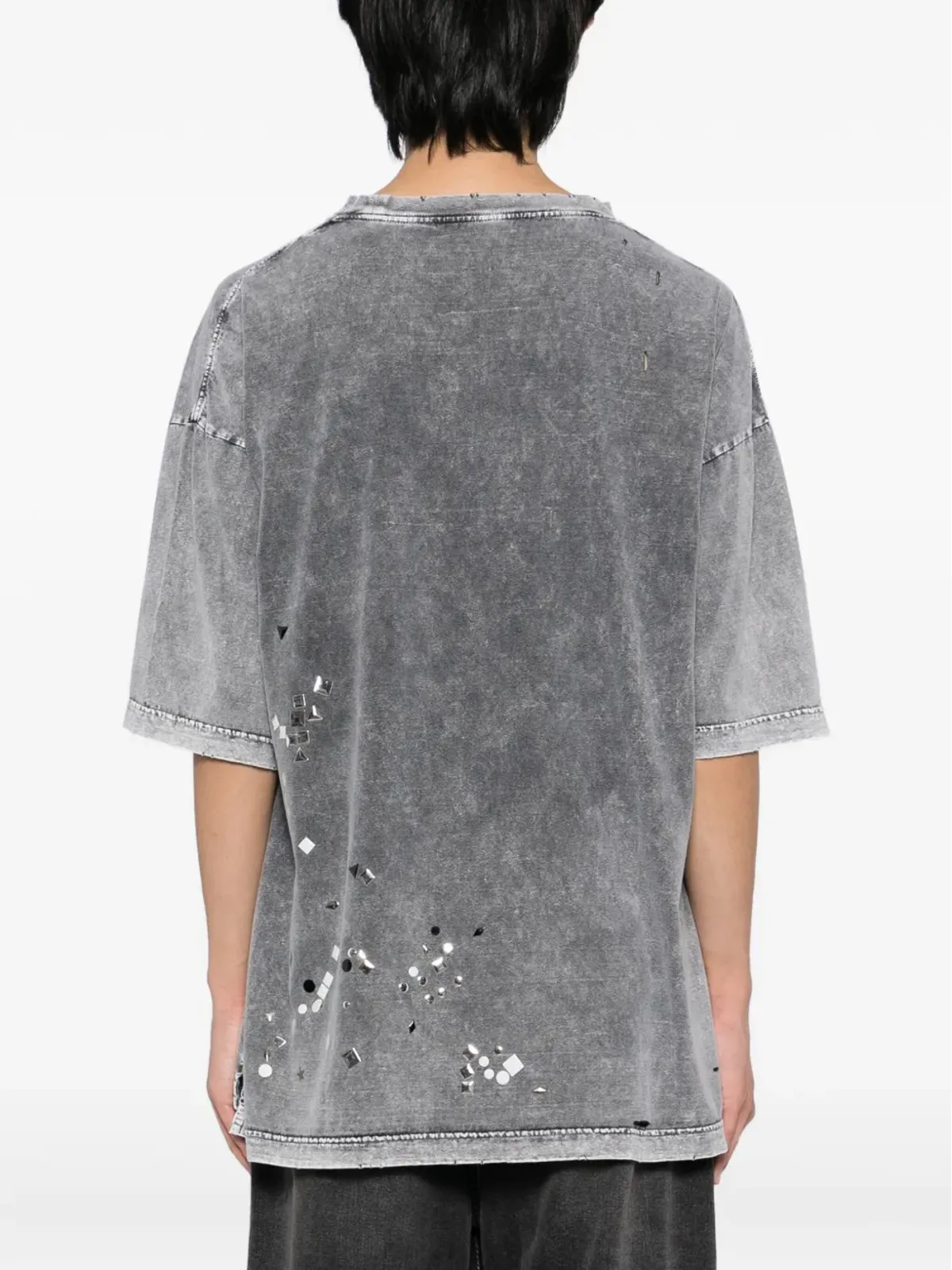 Maison MIHARA YASUHIRO 幾何学的装飾Tシャツ - 画像3
