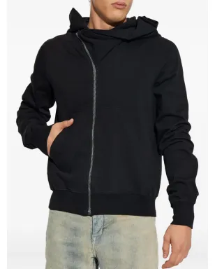 Rick Owens DRKSHDW アシンメトリックジップフーディ - サムネイル3