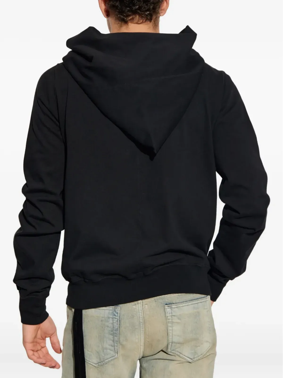 Rick Owens DRKSHDW アシンメトリックジップフーディ - 画像4