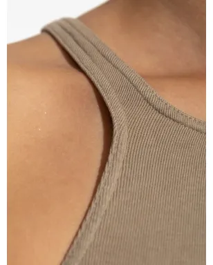 Rick Owens DRKSHDW リブ編みのレーサーバック タンクトップ - サムネイル5