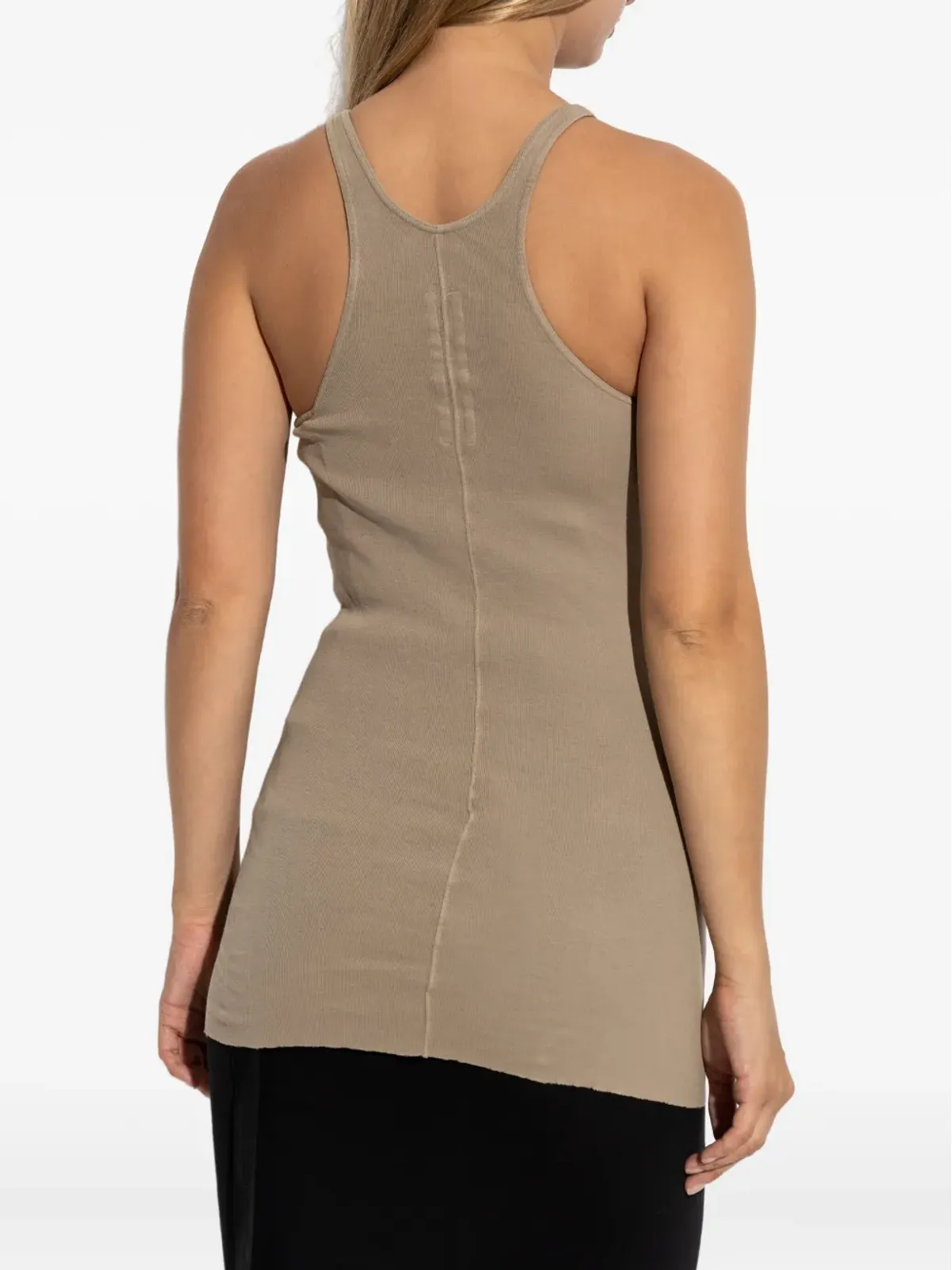 Rick Owens DRKSHDW リブ編みのレーサーバック タンクトップ - 画像4