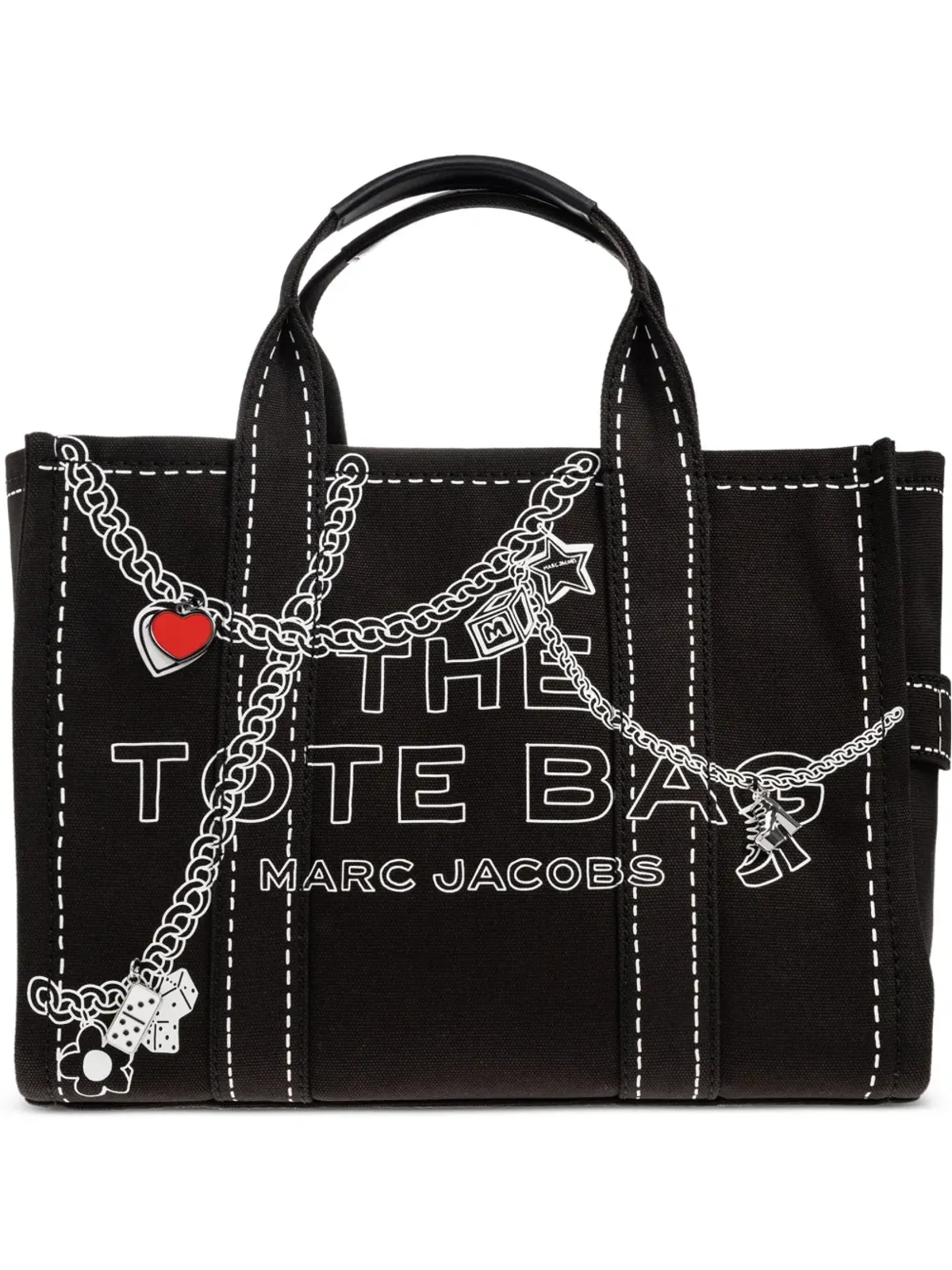 Marc Jacobs チェーン柄プリント トートバッグ - 画像1