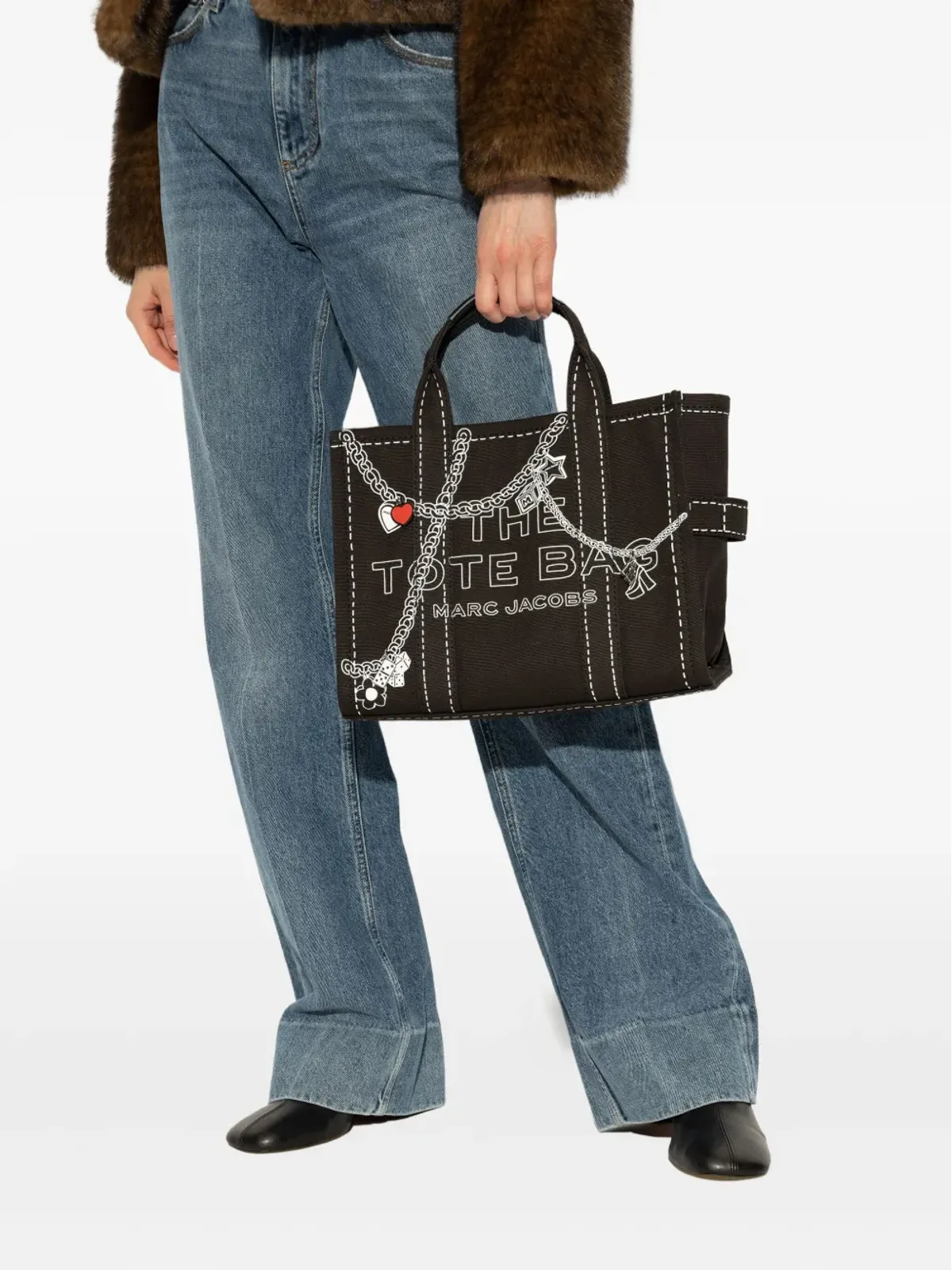 Marc Jacobs チェーン柄プリント トートバッグ - 画像2