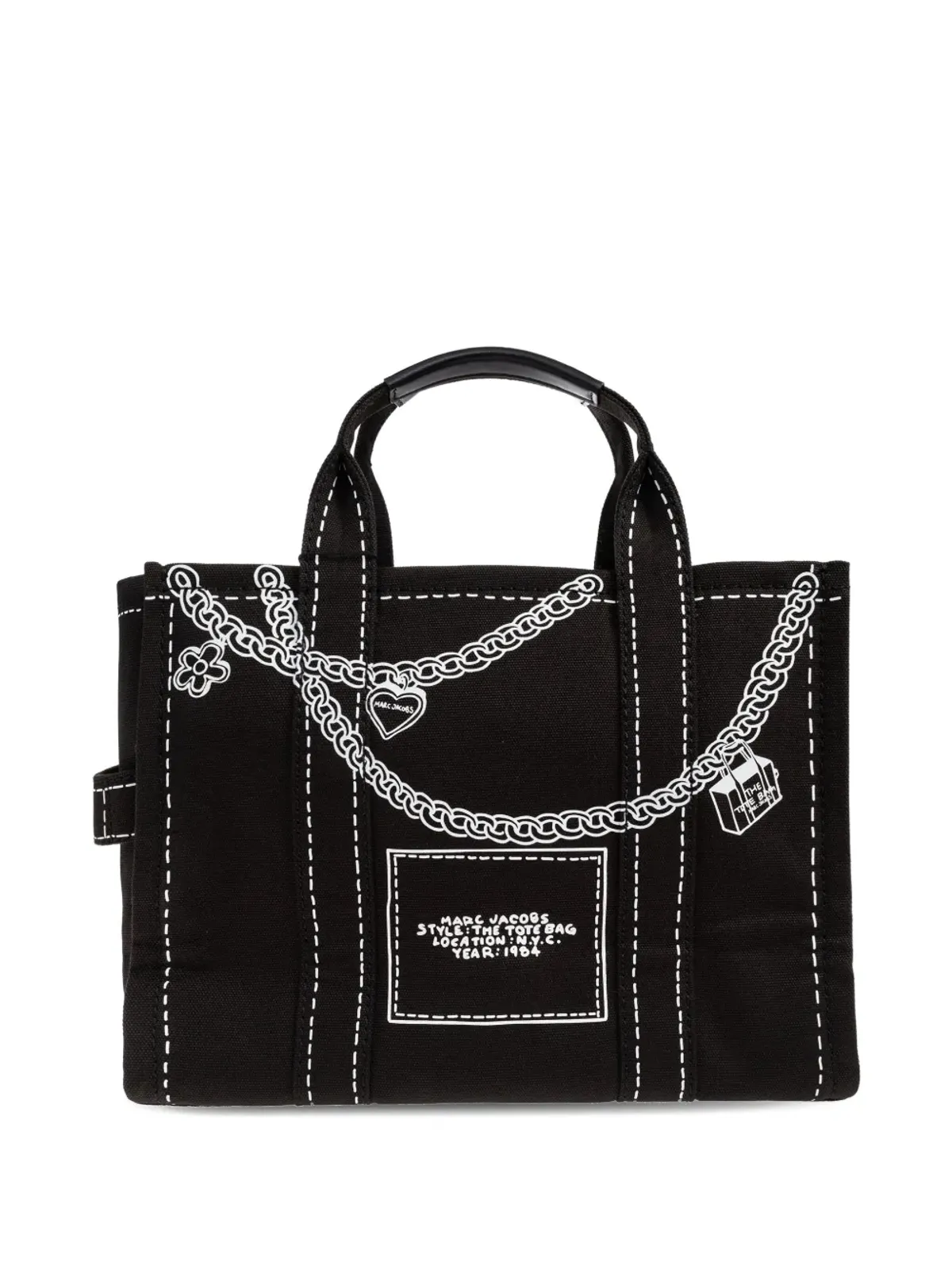Marc Jacobs チェーン柄プリント トートバッグ - 画像3