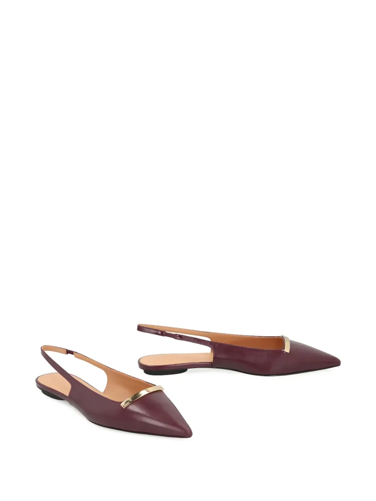 Tod's ポインテッドトゥ・スリングバック・バレエフラット - 画像2