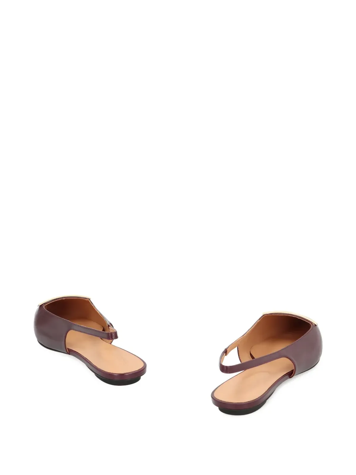 Tod's ポインテッドトゥ・スリングバック・バレエフラット - 画像3