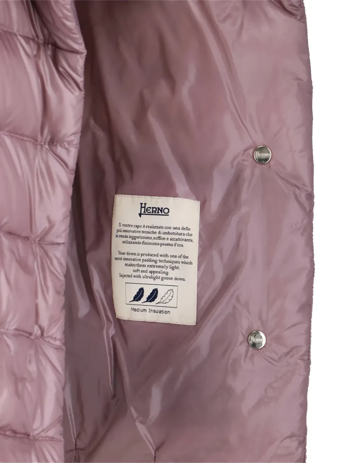 Herno quilted turtleneck puffer coat - Pink - 画像5